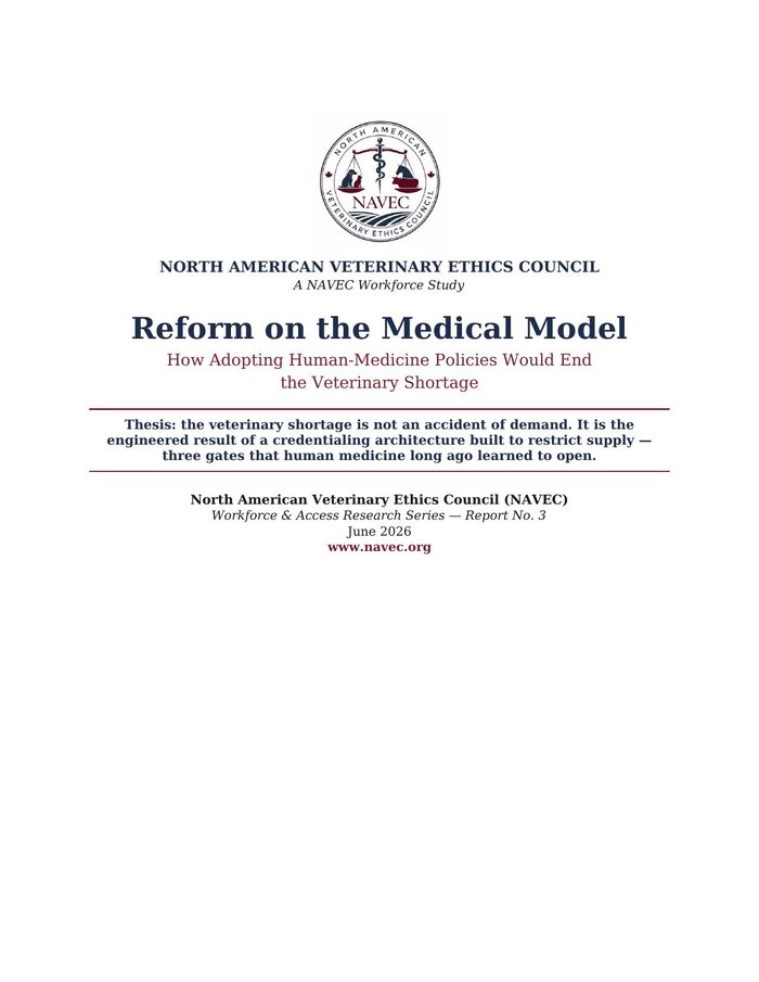 Cover of Reform on the Medical Model, NAVEC Workforce & Access Research Series, Report No. 3