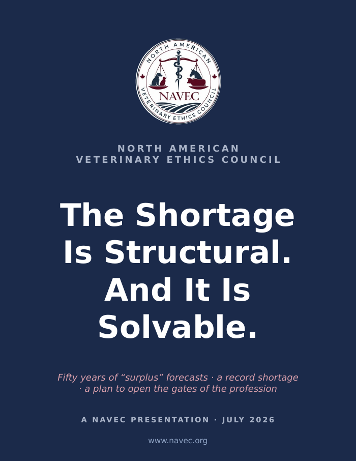 Cover of The Shortage Is Structural. And It Is Solvable. — a NAVEC presentation